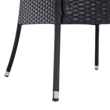 Load image into Gallery viewer, 105cm Round/ Square Coffee Table Bistro Outdoor Garden Patio Tables &amp; Parasol Hole Garden Dining Table Living and Home 
