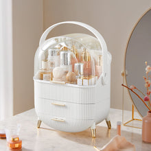 Load image into Gallery viewer, Dustproof Makeup Organiser with Drawers and Handle
