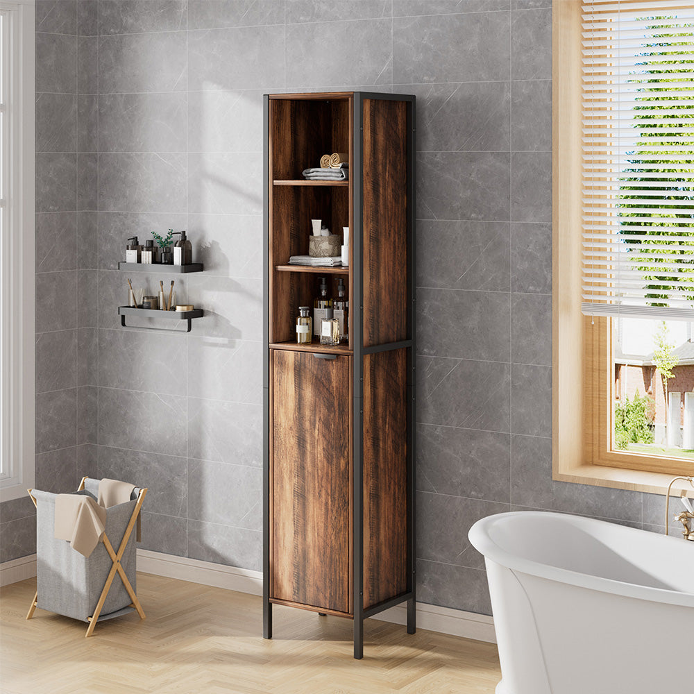 5-tier Tall Storage Cabinet with Single-door