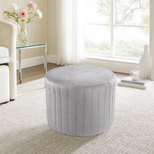 Load image into Gallery viewer, Flannel Upholstered Footstool
