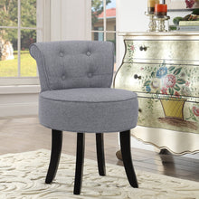 Load image into Gallery viewer, Upholstered Vanity Stool Makeup Dressing Chair
