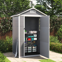 Load image into Gallery viewer, 4X3FT Apex Roof Garden Shed Outdoor Storage House
