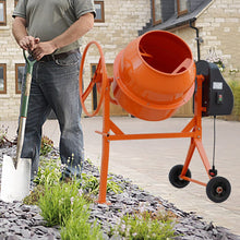 Load image into Gallery viewer, Electric Portable Cement Concrete Mixer with Wheels Living and Home 
