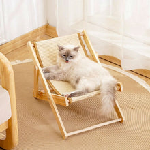 Load image into Gallery viewer, Pets Mood Sisal Cat Recliner Cat Bed for Scratching and Sleeping
