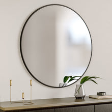 Load image into Gallery viewer, Nordic Round Bathroom Framed Mirror Wall Hanging
