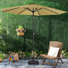 Load image into Gallery viewer, Patio Umbrella Large 3M Traditional Parasol with Plastic Base
