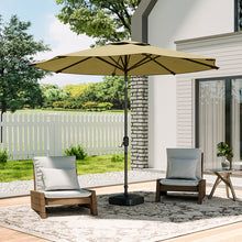 Load image into Gallery viewer, Patio Umbrella Large 3M Traditional Parasol with Plastic Base
