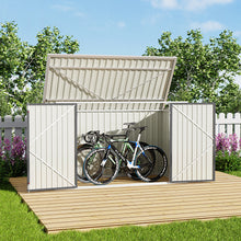 Load image into Gallery viewer, Outdoor Metal Bicycle Storage Shed

