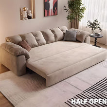 Load image into Gallery viewer, Cottonfy Multifunctional Sleeper 3 Seater Sofa Bed with Storage Space Cottonfy UK 
