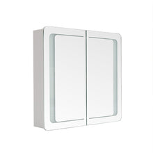 Load image into Gallery viewer, Double Door LED Bathroom Mirror Cabinet with Bluetooth Bathroom Mirror Cabinets Living and Home 
