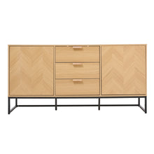 Load image into Gallery viewer, Livingandhome 3 Drawers Wooden Side Cabinet, JM2213JM2214

