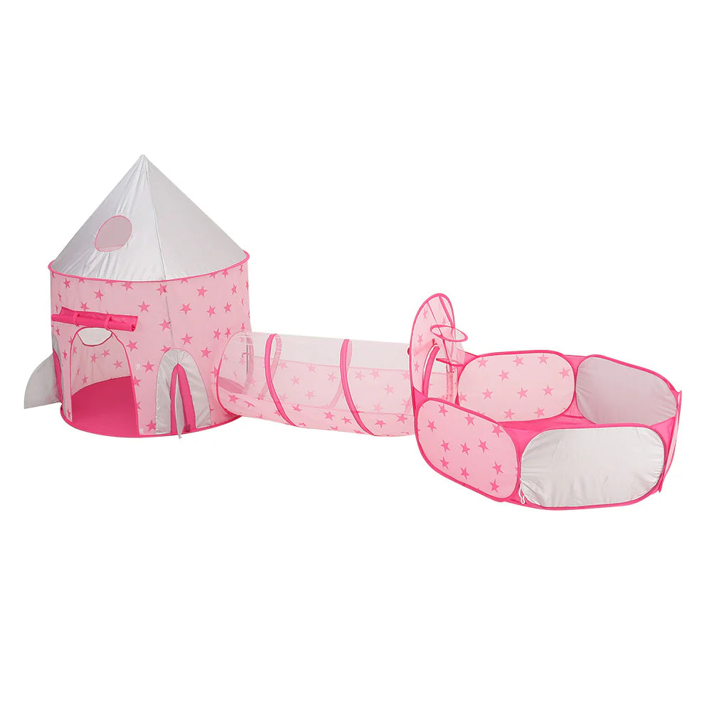 Kids Pop-up Play Tent, Tunnel and Ball Pit Set, CT0203
