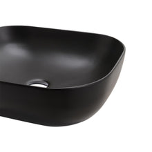 Load image into Gallery viewer, Ceramic Sink with Matte Black Finish for Bathroom Bathroom Sinks Living and Home 
