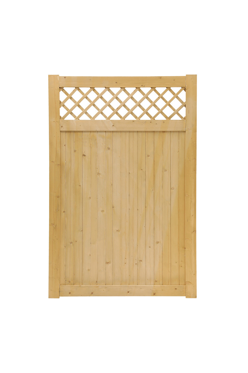 Diyspace Rhombus Garden Wood Fence Gate, LG1239