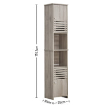 Load image into Gallery viewer, Freestanding Tall Bathroom Storage Cabinet Bathroom Cabinets Living and Home 
