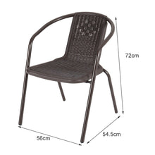 Load image into Gallery viewer, Garden Ripple Round Table With Umbrella Hole Or 4/6 Stacking Chairs GARDEN DINING SETS Living and Home 
