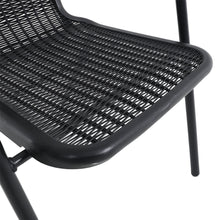 Load image into Gallery viewer, Set of 6 Stacking Patio Dining Side Chairs for All Weather Outdoor Bistro Garden Patio Side Chair Living and Home 
