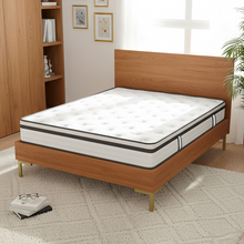 Load image into Gallery viewer, 11Inch King Mattress Wavy Foam Pocket Spring Hybrid Mattress
