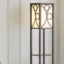 Load image into Gallery viewer, Modern Floor Lamp with 3 Wood Shelves Floorlamp Living and Home 
