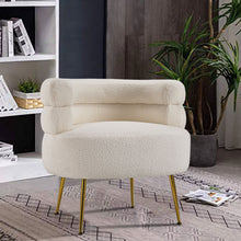 Load image into Gallery viewer, Curved Upholstered Single Sofa Accent Chair
