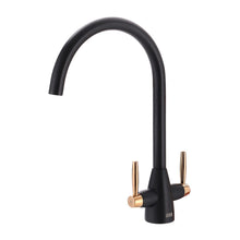 Load image into Gallery viewer, Stylish and Durable Twin Lever Monobloc Tap with Swivel Spout Kitchen Taps Living and Home 
