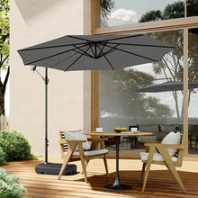 Load image into Gallery viewer, 3M Large Banana Cantilever Patio Parasol for Outdoor Sunshade and Rain with Fillable Base on Wheels
