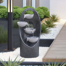 Load image into Gallery viewer, 4-Tier Cascading Garden Water Feature
