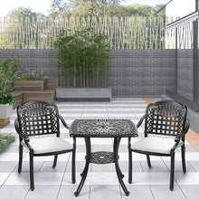 Load image into Gallery viewer, Livingandhome Outdoor Bistro Table and Chair Furniture Set Cast Aluminum, AI1153AI1155
