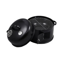 Load image into Gallery viewer, 3 in 1 BBQ Charcoal Grill 3 Tier Smoker Garden BBQ Grill Living and Home 
