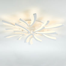 Load image into Gallery viewer, V Shaped Floral Modern Semi-Flush LED Ceiling Light Dimmable/Non-Dimmable Ceiling Lights Living and Home 
