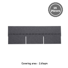 Load image into Gallery viewer, 18Pcs/Pack 3-Tab Asphalt Shingles Rectangular Houses Shed Roofing Tiles, AI1540
