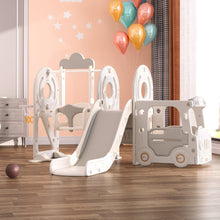 Load image into Gallery viewer, 3-in-1 Kids Toddler Swing and Slide Set Climber Playset Swing &amp; Slide Living and Home 
