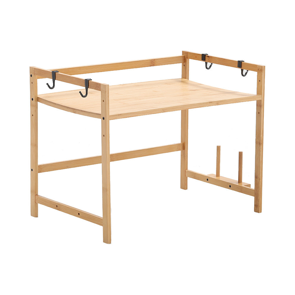 Livingandhome Free Standing Kitchen Organizer Storage Shelf Spice Jars Rack, SW0397