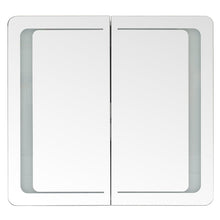 Load image into Gallery viewer, Double Door LED Bathroom Mirror Cabinet with Bluetooth Bathroom Mirror Cabinets Living and Home 
