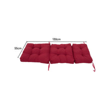 Load image into Gallery viewer, Livingandhome Adirondack Patio Chair Cushion - Red
