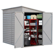 Load image into Gallery viewer, 270cm W Motorcycle Storage Shed Lockable Steel Garden Bike Shed Garden Sheds Living and Home 
