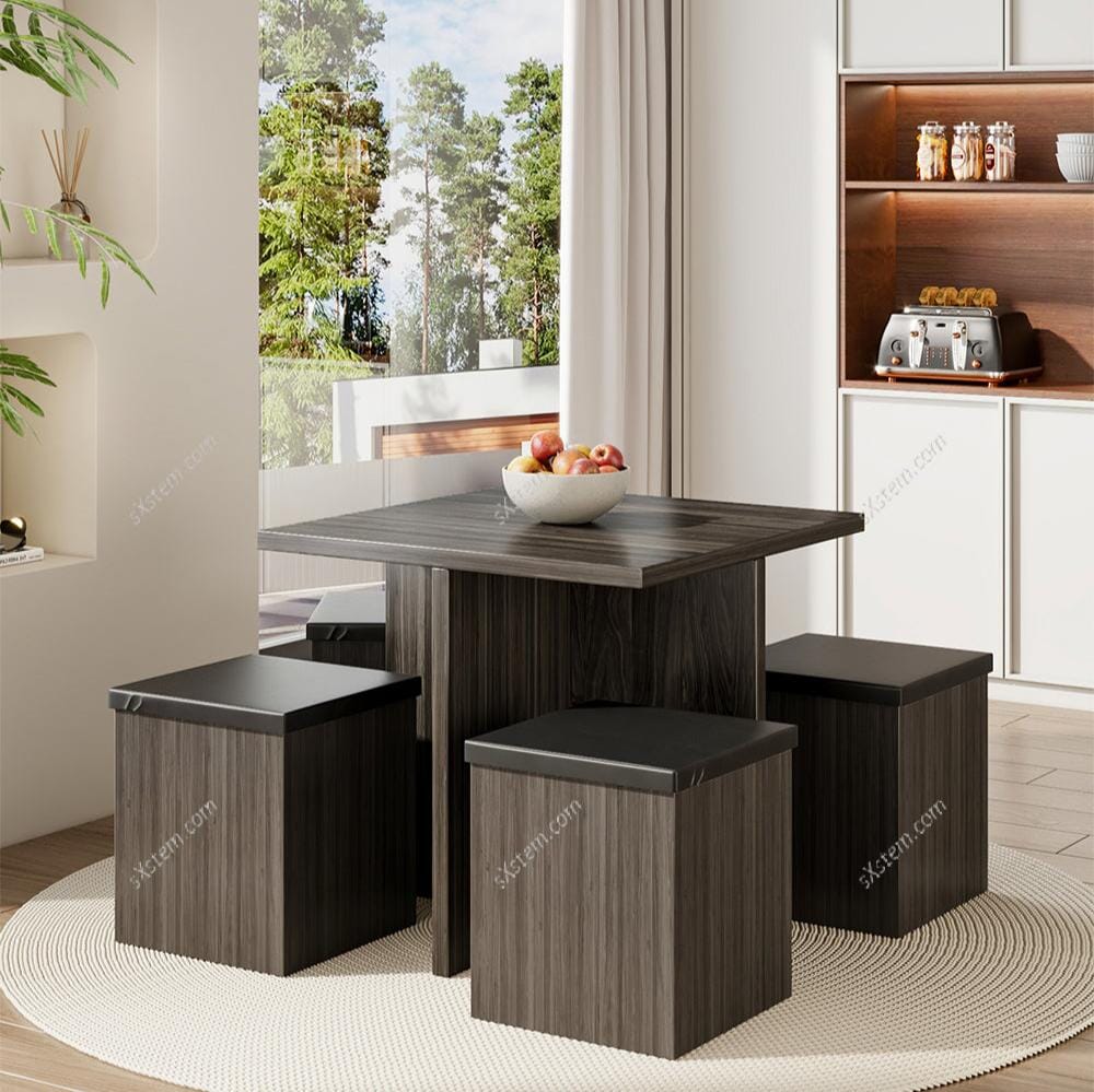 Table and 4 Stools Set – sorangLtd