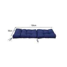 Load image into Gallery viewer, Livingandhome Adirondack Patio Chair Cushion - Blue
