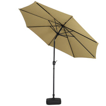 Load image into Gallery viewer, Patio Umbrella Large 3M Traditional Parasol with Plastic Base

