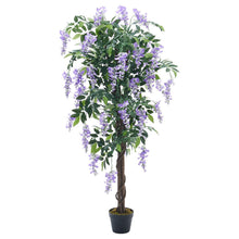 Load image into Gallery viewer, Artificial Greenery Flowering Tree Potted Plant 150cm High Artificial Plants Living and Home 
