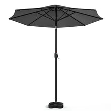 Load image into Gallery viewer, Outdoor Solar 24 LED Lights Patio with Crank for Patio Market with Base
