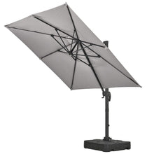 Load image into Gallery viewer, Grey 2.5m Cantilever Parasol with Base for Garden Parasols Living and Home 
