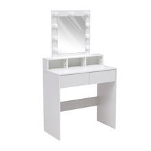 Load image into Gallery viewer, Makeup Dressing Table with Lighted Mirror
