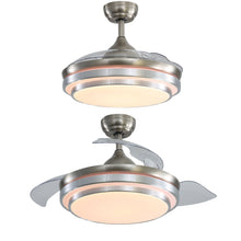 Load image into Gallery viewer, 42inch Retractable Ceiling Fan Light Lamp W/Remote Control Ceiling Light Living and Home 
