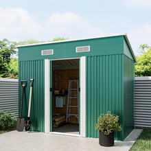 Load image into Gallery viewer, Livingandhome Compact Metal Storage Tool Shed for Garden Patio

