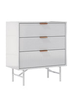 Load image into Gallery viewer, 3-Tier Bedroom Striped Storage Cabinet, ZH1600ZH1601
