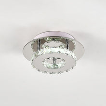 Load image into Gallery viewer, Stacked LED Ceiling Light with Crystal Rims Ceiling Light Living and Home 
