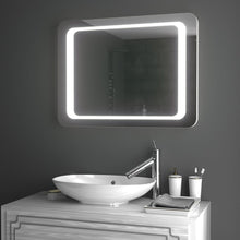 Load image into Gallery viewer, Rectangle LED Illuminated Bathroom Mirror Bathroom Mirrors Living and Home 
