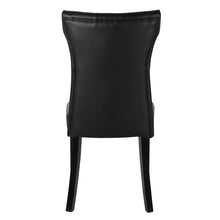 Load image into Gallery viewer, Set of 2 Faux Leather Dining Chairs Buttoned High Back Side Chairs Dining Chairs Living and Home 
