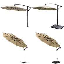 Load image into Gallery viewer, 3M Taupe Sun Parasol Hanging Banana Umbrella Parasols Living and Home 
